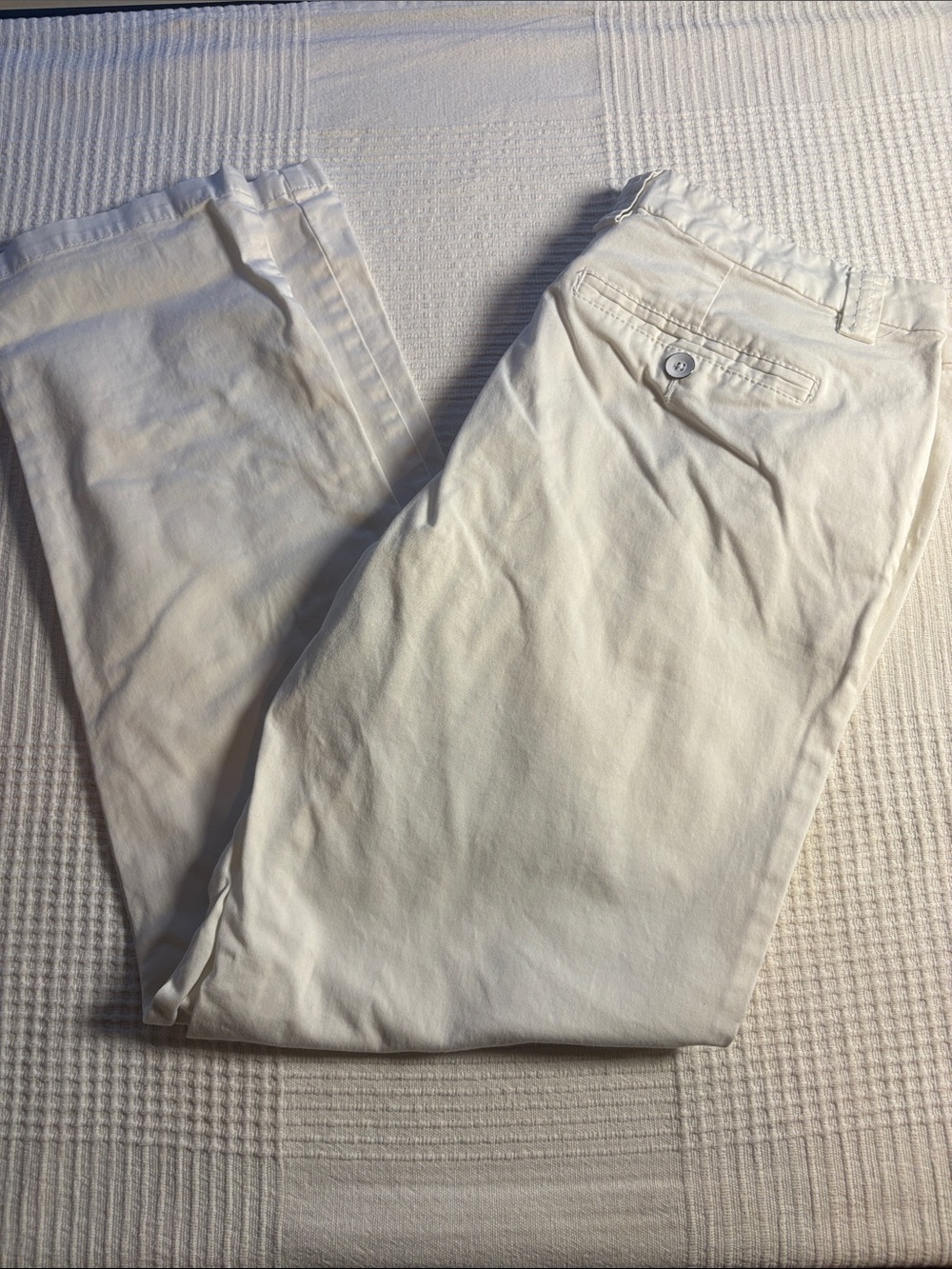 GAP Women's Straight Leg Pants in White